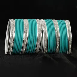 LAVAZZA 42-Pcs American Diamond Studded Bangles-picture-37