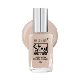SWISS BEAUTY Slay Ultra Shine Formulation Nail Colour 13ml - Ultra Cream 61-picture-54