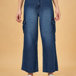 YU by Pantaloons Women Flared Clean Look Stretchable Jeans-image-70