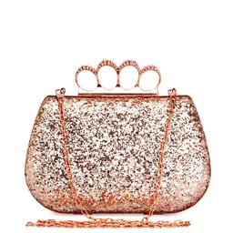 Toobacraft Embellished Box Clutch With Shoulder Strap-picture-36