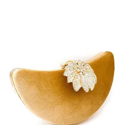 Toobacraft Embellished Half Moon Clutch-picture-13