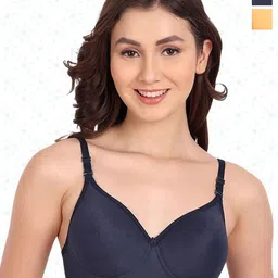 Designer Bugs Women Bra Medium Coverage Lightly Padded (Pack Of 2) image 1