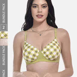 StyFun Pack Of 2 Printed Bras Full Coverage Lightly Padded-picture-45