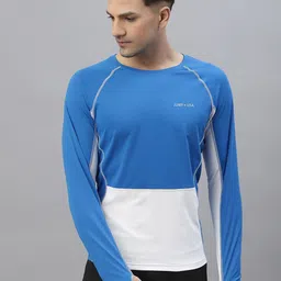 JUMP USA Colourblocked Raglan Sleeves Rapid-Dry T-shirt-image-31