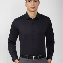 Van Heusen Men Black Pure Cotton Formal Shirt-picture-19