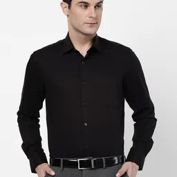 AD By Arvind Men Black Casual Shirt-image-0