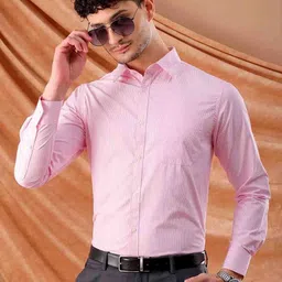 the indian garage co. x luxe Luxe by TIGC Slim Fit Striped Formal Shirt-picture-26