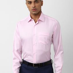 Van Heusen Durapress Micro Checked Pure Cotton Wrinkle Resistant & Easy Care Formal Shirt-picture-32