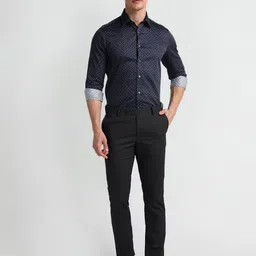 Arrow Regular Fit Geometric Printed Cotton 1851 Formal Shirt-picture-11