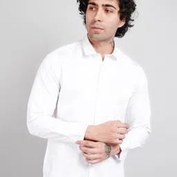 TIM PARIS Opaque Cotton Casual Shirt-picture-15