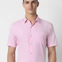 Peter England Short Sleeves Formal Shirt-image-97