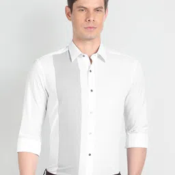 Arrow New York Slim Fit Pure Cotton Formal Shirt-picture-35