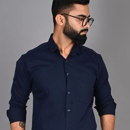 FUBAR Slim Fit Spread Collar Long Sleeves Formal Shirt-picture-7