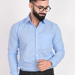 FUBAR Slim Fit Opaque Formal Shirt-picture-5