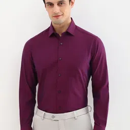 Allen Solly Sport Men Chevron Printed Long Sleeves Pure Cotton Formal Shirt-image-55