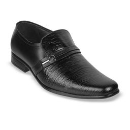 Mochi Men Textured Leather Formal Loafers-picture-24