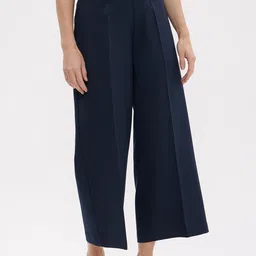CALLIOPE Women High Waist Crop Flared Trousers-picture-35