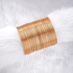 Peora Set Of 36 Rose Gold Plated Bangles-image-11