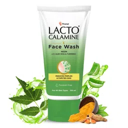 Lacto Calamine Face Wash with Neem, Aloe Vera & Turmeric to Reduce Pimples - 150 ml-image-23