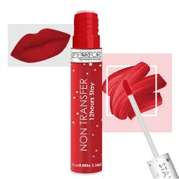 FORFOR Stay Matte Waterproof Non Transfer Liquid Lipstick 2.5ml - Tangerine Red 101-picture-1