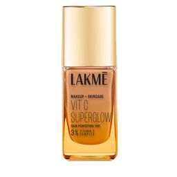Lakme Makeup + Skincare Vit C Superglow Skin Perfecting Tint 25ml - Warm Beige W240-picture-29