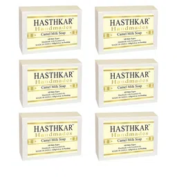 Hasthkar Set of 6 Handmade Camel Milk Soap with Glycerin & Coconut Oil - 125 g Each-picture-30