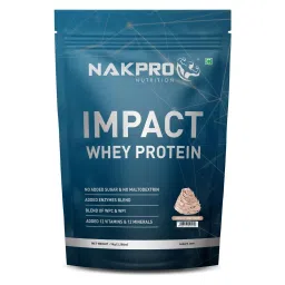 NAKPRO Impact Whey Protein 1kg | Isolate & Concentrate | 24g Protein & 4.9g BCAA | NABL Lab Tested 100% Authentic Supplement Powder - Chocolate Cream Flavour-image-15