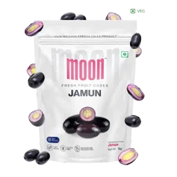 Moon Freeze Dried Jamun Cubes | Healthy Jamun Snack | 100% Natural, Vegan, No Preservatives, No Added Sugar Gluten Free Snack for Kids and Adults | (16Gm)-image-93