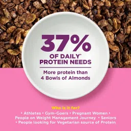 yogabars Yogabar Whey Protein Muesli Choco Almond & Cranberry 21g High Protein with Premium Whey Protein Isolate, Almonds & Probiotics -Dark Chocolate image 4