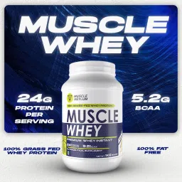 Muscle Asylum Premium 100% Whey Protein, 24g Protein, 5.2g Bcaa, For Muscle Building & Recovery ,25 Servings (Kulfi)-1kg (2.2 lbs), Bag image 4
