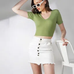 Lagashi Cotton Crop Top-picture-25