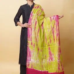 Unnati Silks Tie and Dye Dyed Cotton Dupatta-picture-22