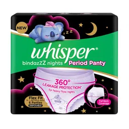 Whisper Bindazzz Night Disposable Period Panties - Size M-L - 6 Pcs-picture-56