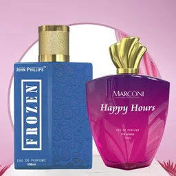 JOHN PHILLIPS Set of 2 Eau De Parfum 100 ml Each - Men Frozen & Women Happy Hours-image-11