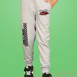 NUSYL Boys Graphic Printed Cotton Joggers-picture-0