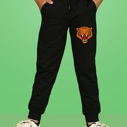 NUSYL Boys Graphic Printed Cotton Joggers-picture-13