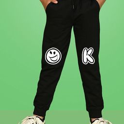 NUSYL Boys Graphic Printed Cotton Joggers-picture-10