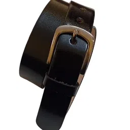 justin dustin Men Black Formal Casual Xxxl Oversize Plus Size Stylish Design Genuine Leather Belt for Waist 40 to 60 Inches image 5
