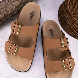 The Roadster Lifestyle Co. Men Tan Brown Slip-On Casual Sandals-picture-36