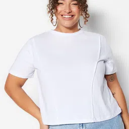 Trendyol Casual Pure Cotton T-shirt-picture-27