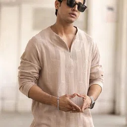 Powerlook Men Self Design V-Neck T-shirt-picture-54