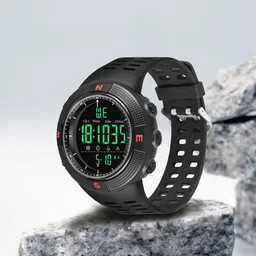 Shocknshop Men Straps Digital Multi Function Watch WCH22Black-picture-38
