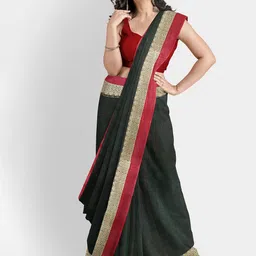 WoodenTant Striped Pure Cotton Taant Saree-picture-23
