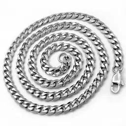 MEENAZ Men Silver-Plated Chain image 1