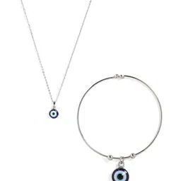 EL REGALO Set of 2 Silver-Plated Necklace image 1