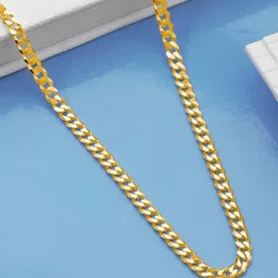 Zavya Men 925 Sterling Silver Gold-Plated Chain image 1