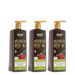 WOW SKIN SCIENCE Set Of 3 Apple Cider Vinegar Shampoo To Restore Shine - 1L Each-image-60