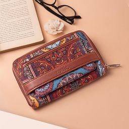 ZOUK Women Ethnic Motifs Printed Zip Around Wallet-picture-39