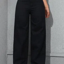 NUCOUTHS Women Comfort Relaxed Fit Slash Knee Jeans image 1