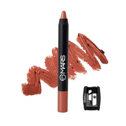 MARS Won't Budge Won't Smudge Non Transfer Lip Crayon With Sharpner - Boss Lady-picture-16